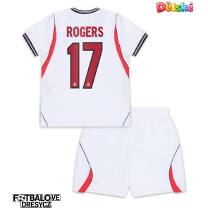 Anglie Morgan Rogers #17 Dětské Domácí dres komplet MS 2026 Krátký Rukáv (+ trenýrky)